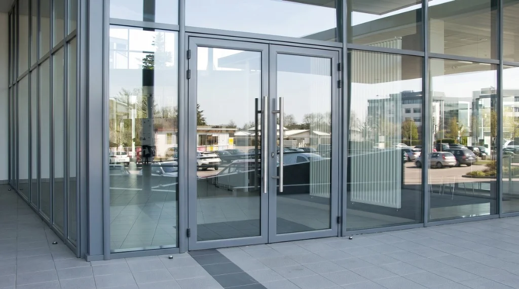 Avant la pose : Hall d’entrée d’entreprise